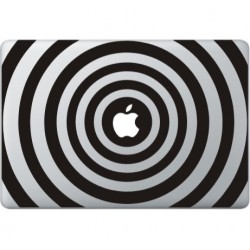 Circle Print Macbook Decal